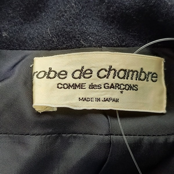 割引本物ローブドシャンブル コムデギャルソン robe de chambre COMME des GARCONS - ダークネイビー レディース 長袖/ロング丈/冬 コート コート