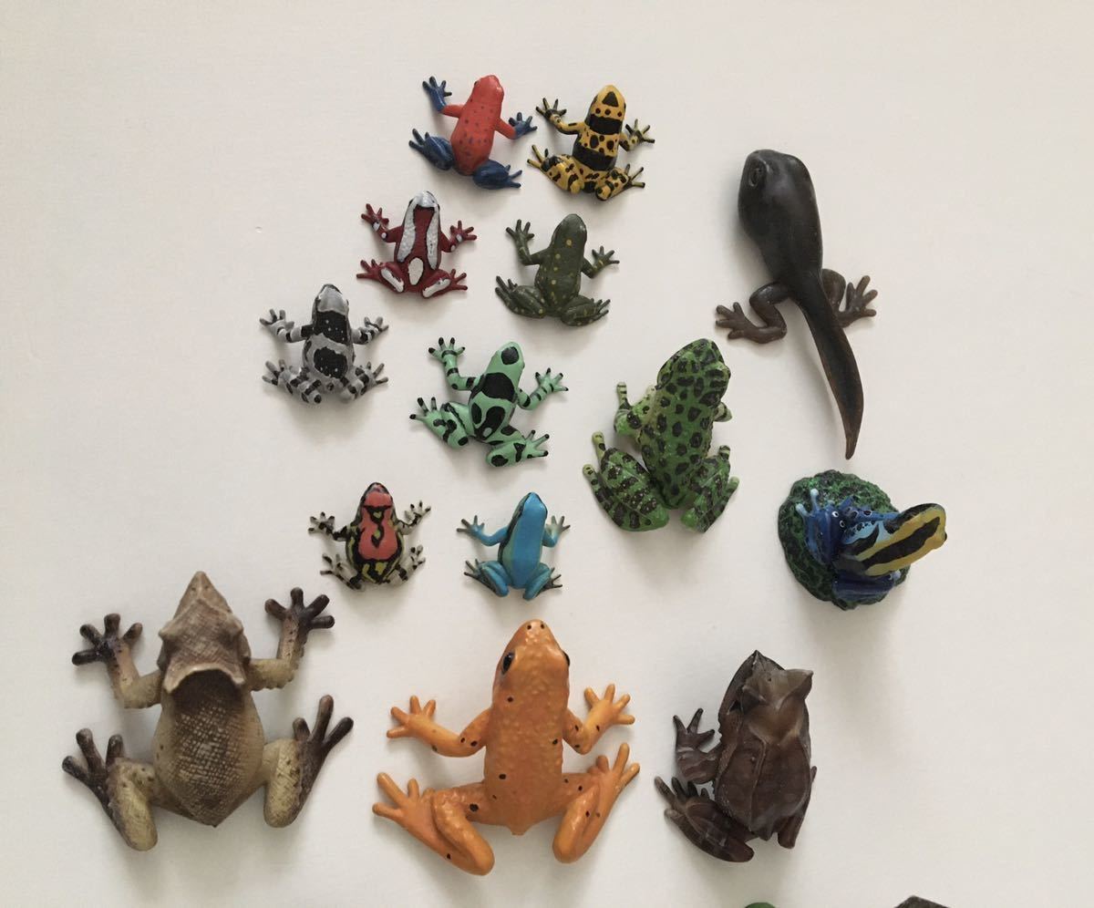 YUJIN 原色両生類 カエル図鑑 蛙 おたまじゃくし フィギュア YUJIN 原色両生類 カエル図鑑 蛙 おたまじゃくし フィギュア