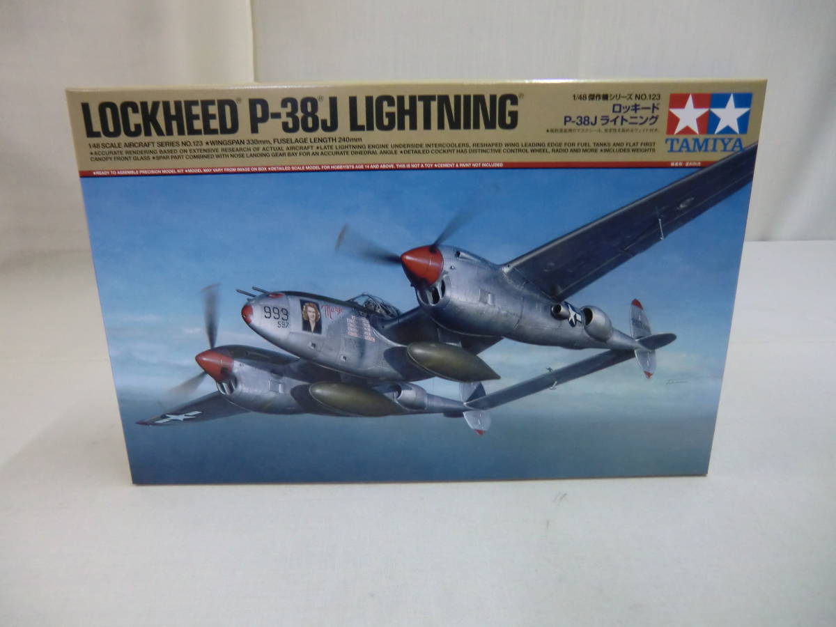 1:48 ロッキードP-38Jライトニング 人形1体・3種類のマーキング・カラー塗装図・実機解説書付き 123