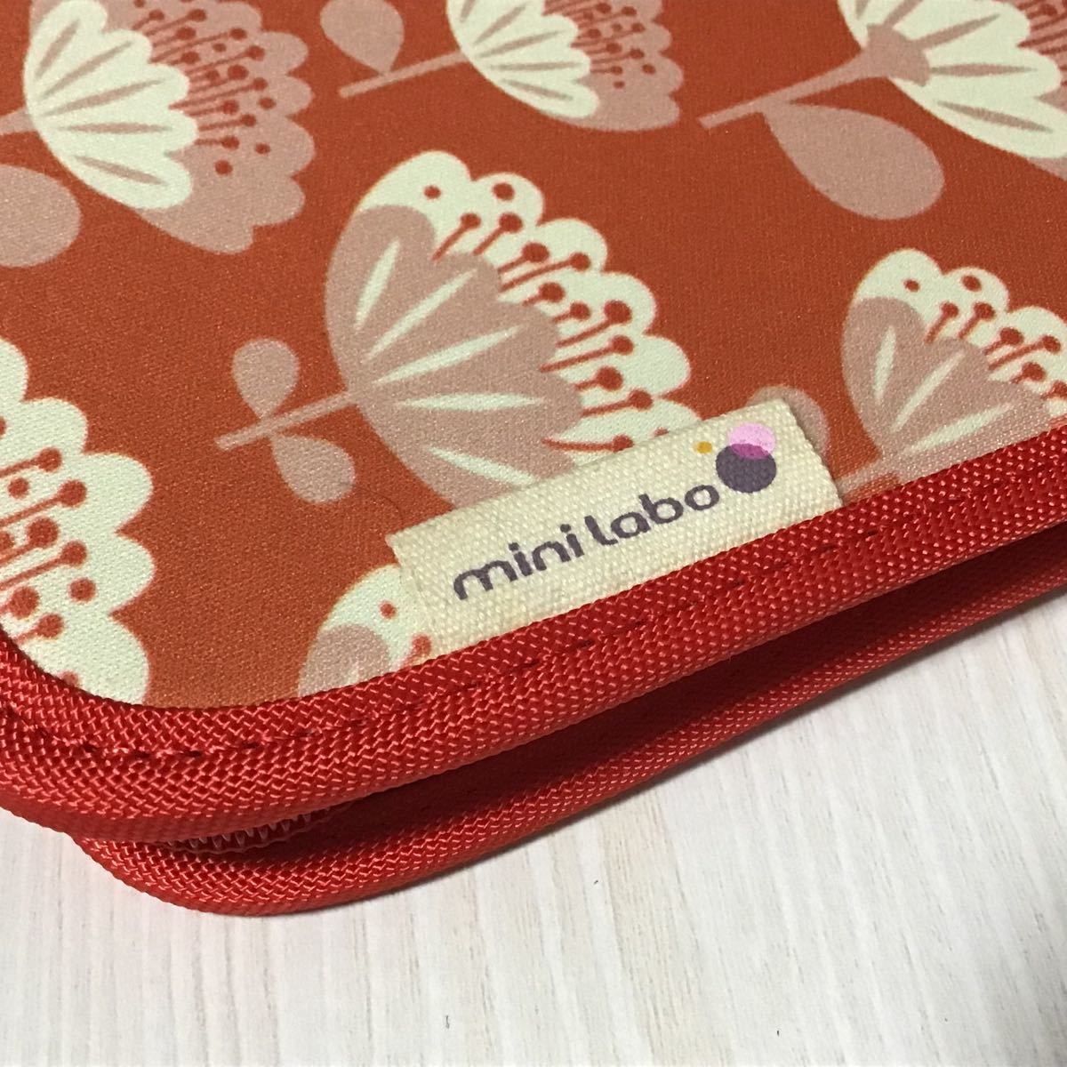 ミニラボ mini labo マルチケース マルチポーチ 母子手帳ケース 大きめ オレンジ ジャバラ B5｜PayPayフリマ