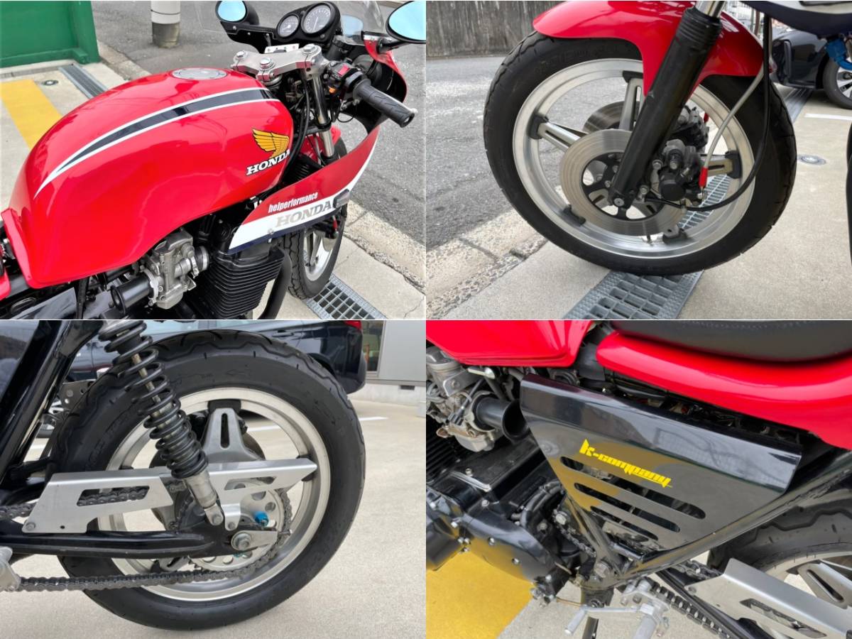 昭和５３年式　CB750☆レーシング仕様☆４連CRキャブ☆社外品多数あり☆セルスタート☆格安出品☆_画像5