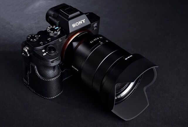 新品 本革 SONY ソニーRX1RⅡ RX1R2用 カメラケース ブラック