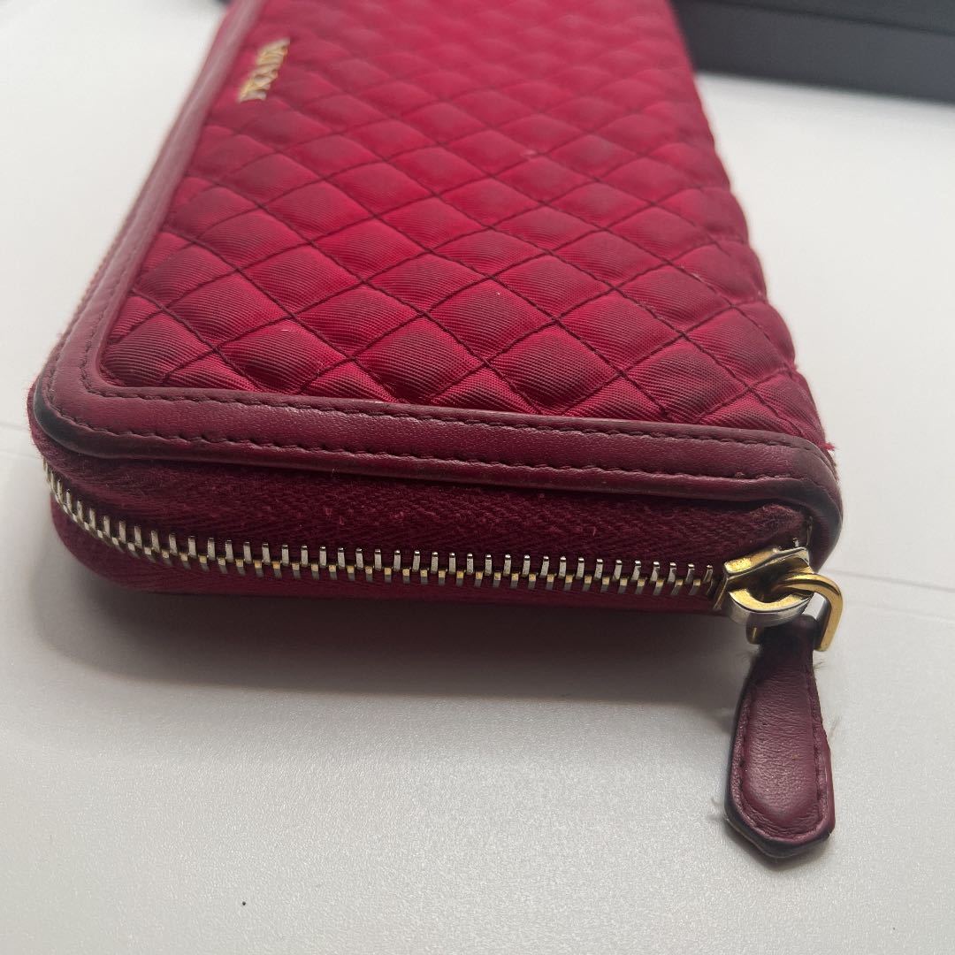 PRADA 長財布 ラウンドファスナー キルティング-connectedremag.com