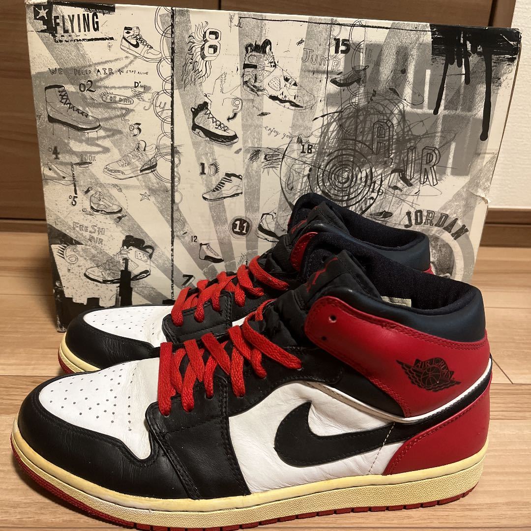 07年製NIKE AIR JORDAN 1 OLD LOVE BLACK TOE_画像1