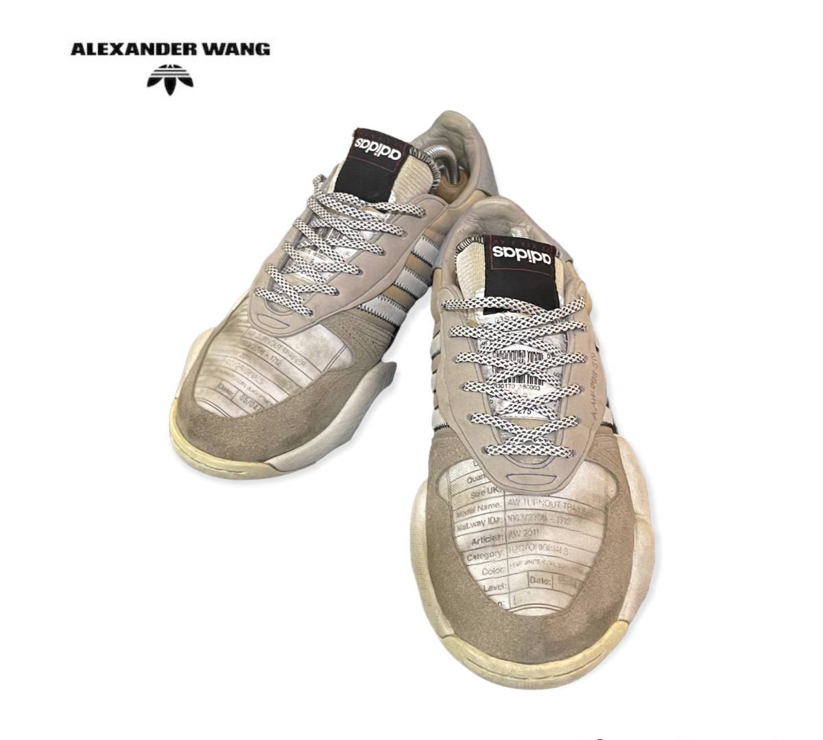 adidas Originals BY alexander wang AW TURNOUT TRAINER アレキサンダーワン アディダス ターンアウト トレーニング ベージュ スニーカー(27.5cm)｜売買されたオークション情報、ヤフオク! の商品情報をアーカイブ公開 オークファン（aucfan.com）