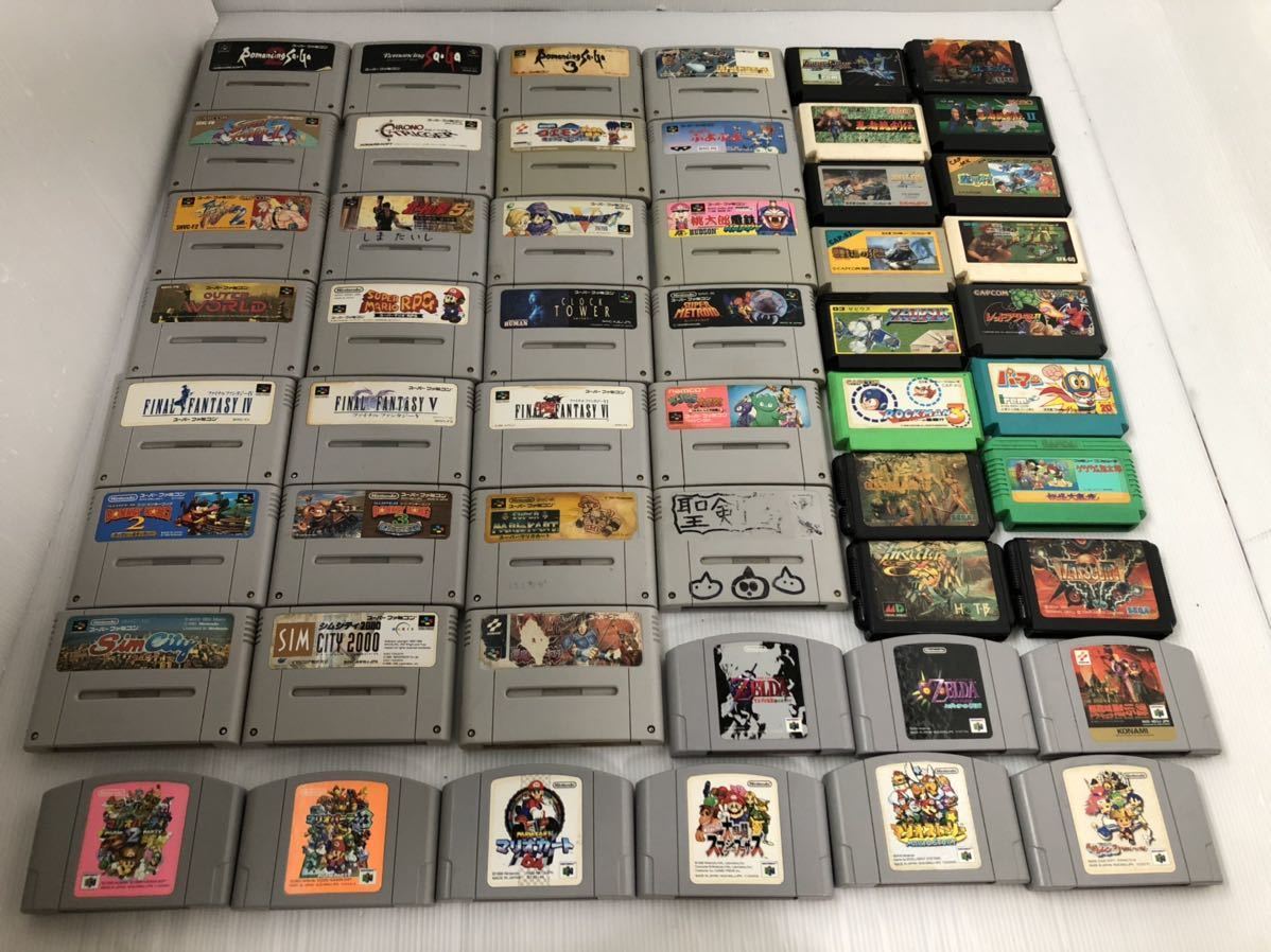 ソフト大量セット ファミコン スーパーファミコン ロクヨン 動作 ソフト大量セット ファミコン スーパーファミコン ロクヨン 動作