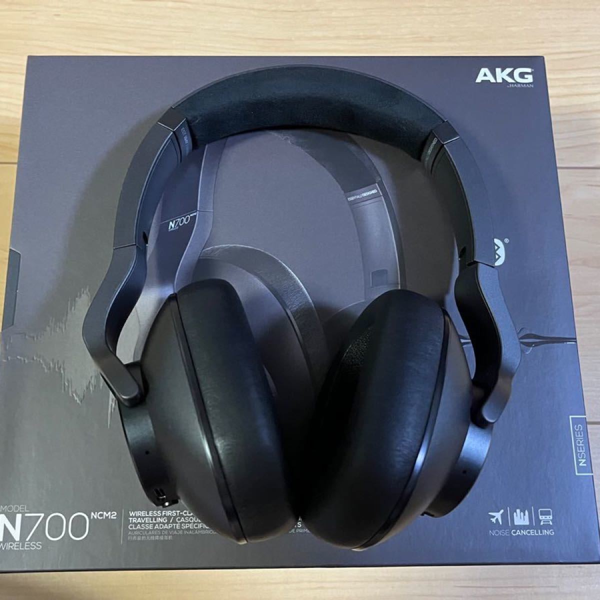 AKG ワイヤレス ノイズキャンセリング ヘッドホン N700NCM2 AKG ワイヤレス ノイズキャンセリング ヘッドホン N700NCM2