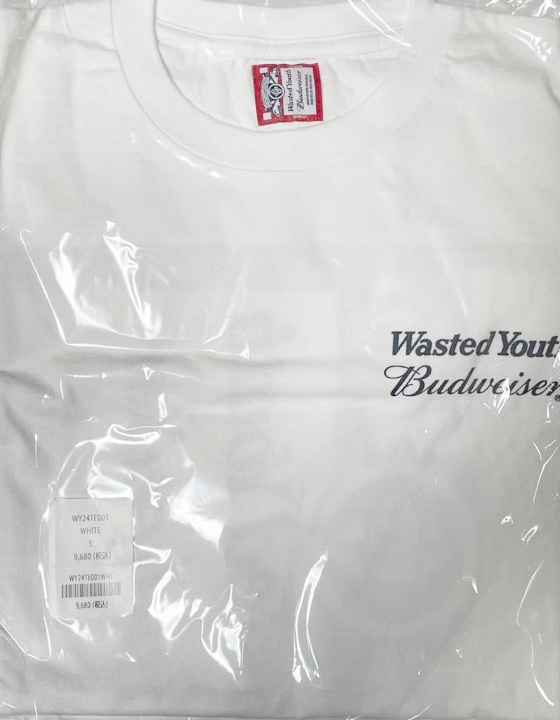 WY BW T-SHIRT Wasted Youth Budweiser S White human made バドワイザー Verdy ベルディ