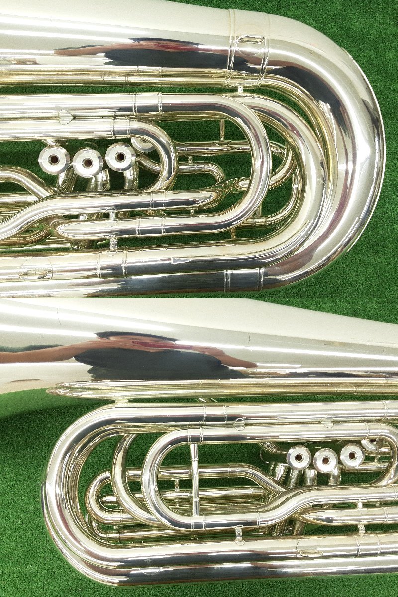 ☆585 中古 金管楽器 YAMAHA ヤマハ B♭管チューバ YBB-621 銀 ☆585 中古 金管楽器 YAMAHA ヤマハ B♭管チューバ YBB-621 銀