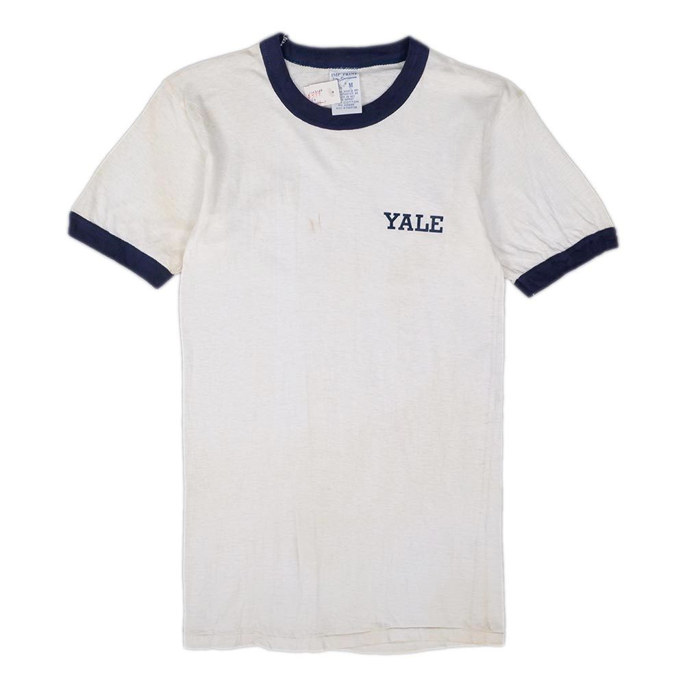 今日の超目玉】 デッドストック 未使用 YALE 70s トリムTシャツ
