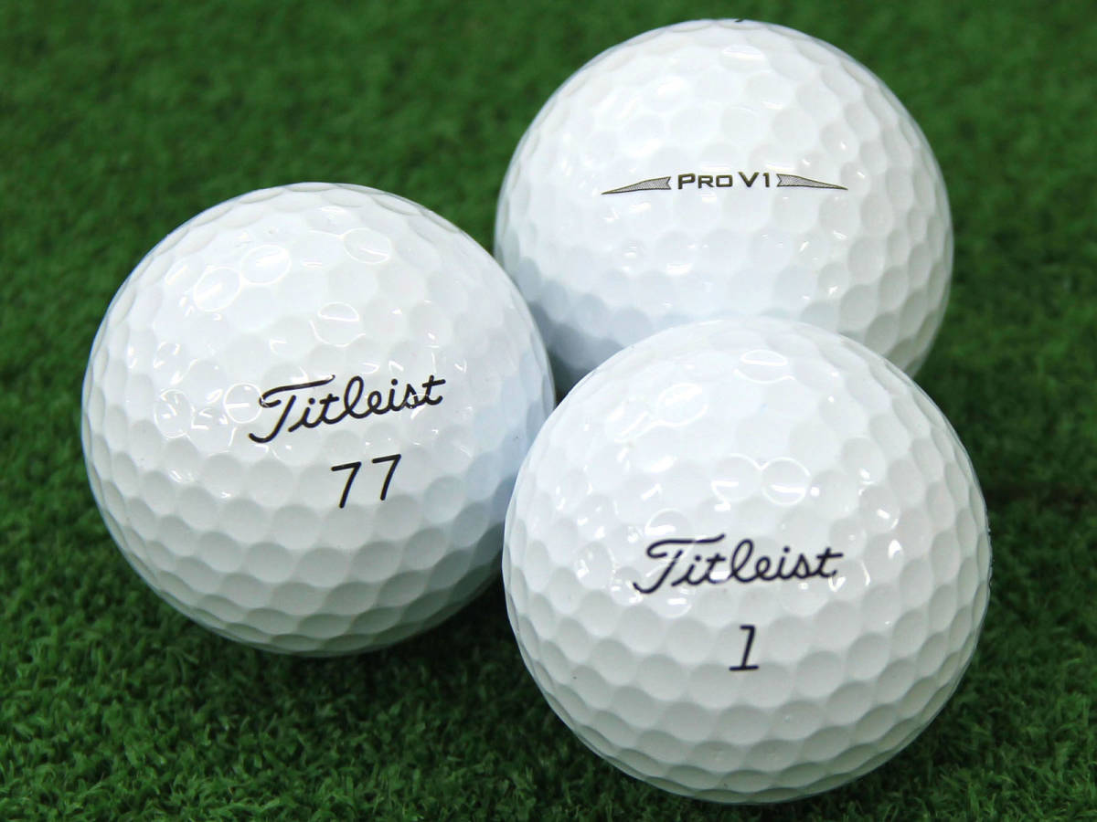 ABランク タイトリスト Titleist PRO V1 2019年モデル 50個 球手箱 ロストボール www.sismi.com.br