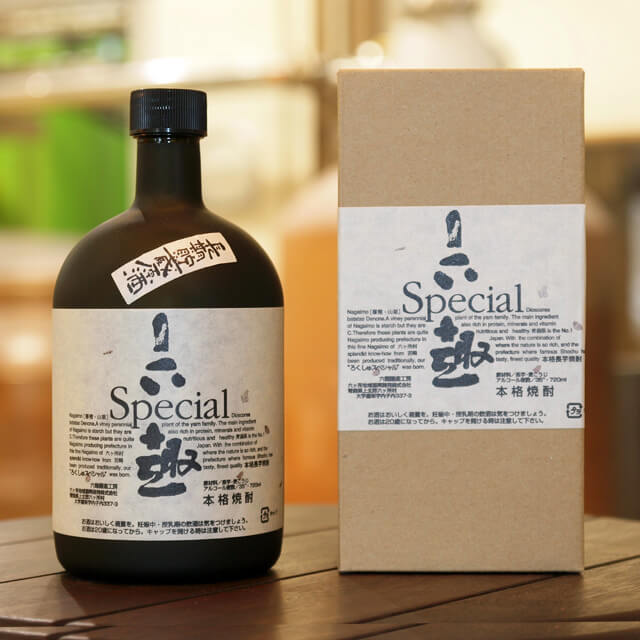 新品 六趣スペシャル 日本のお酒 長芋焼酎 箱入り