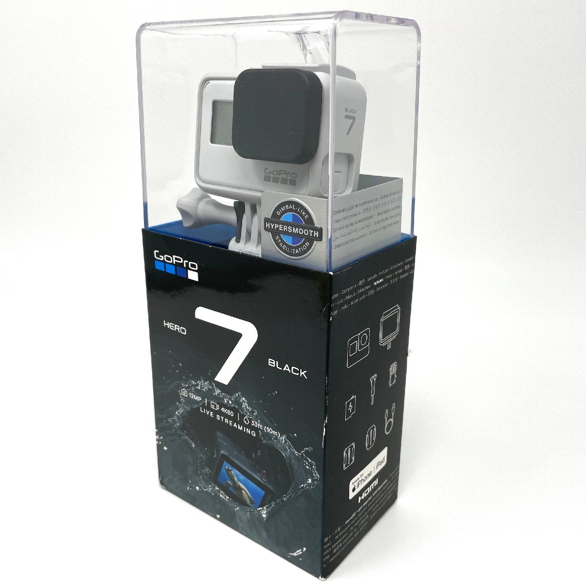 スノーブルー GoPro GoPro HERO7 Black Limited Edition（Dusk White