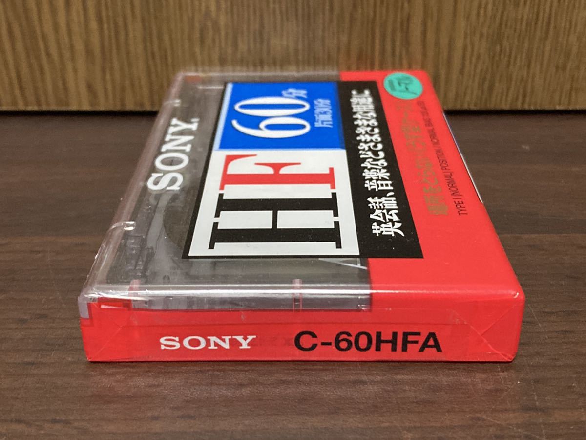 未開封 SONY ソニー カセットテープ カセット HF 60 ノーマル ポジション C-60HFA きれいに、録音 1個 レトロ 音楽 録音_画像3