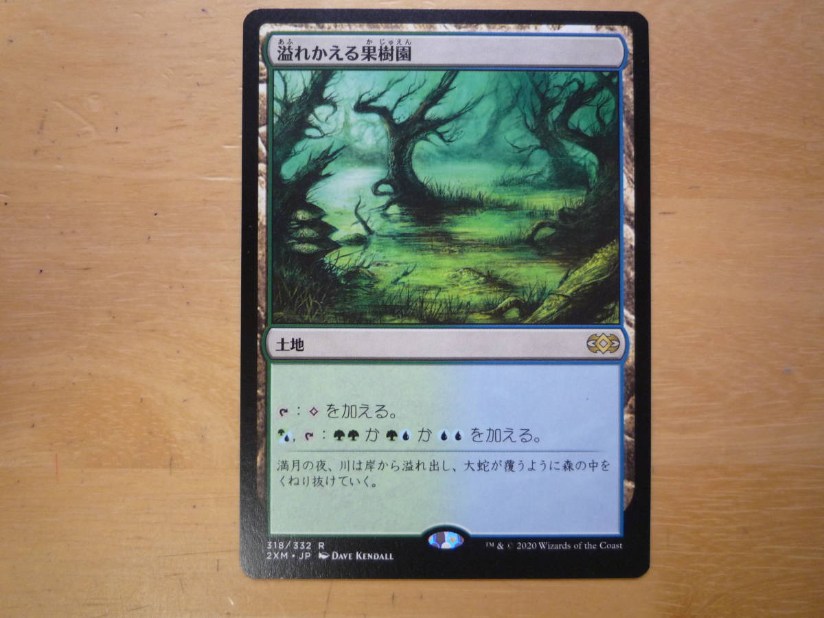 MTG　2XM　溢れかえる果樹園/Flooded Grove　日本語　1枚_画像1