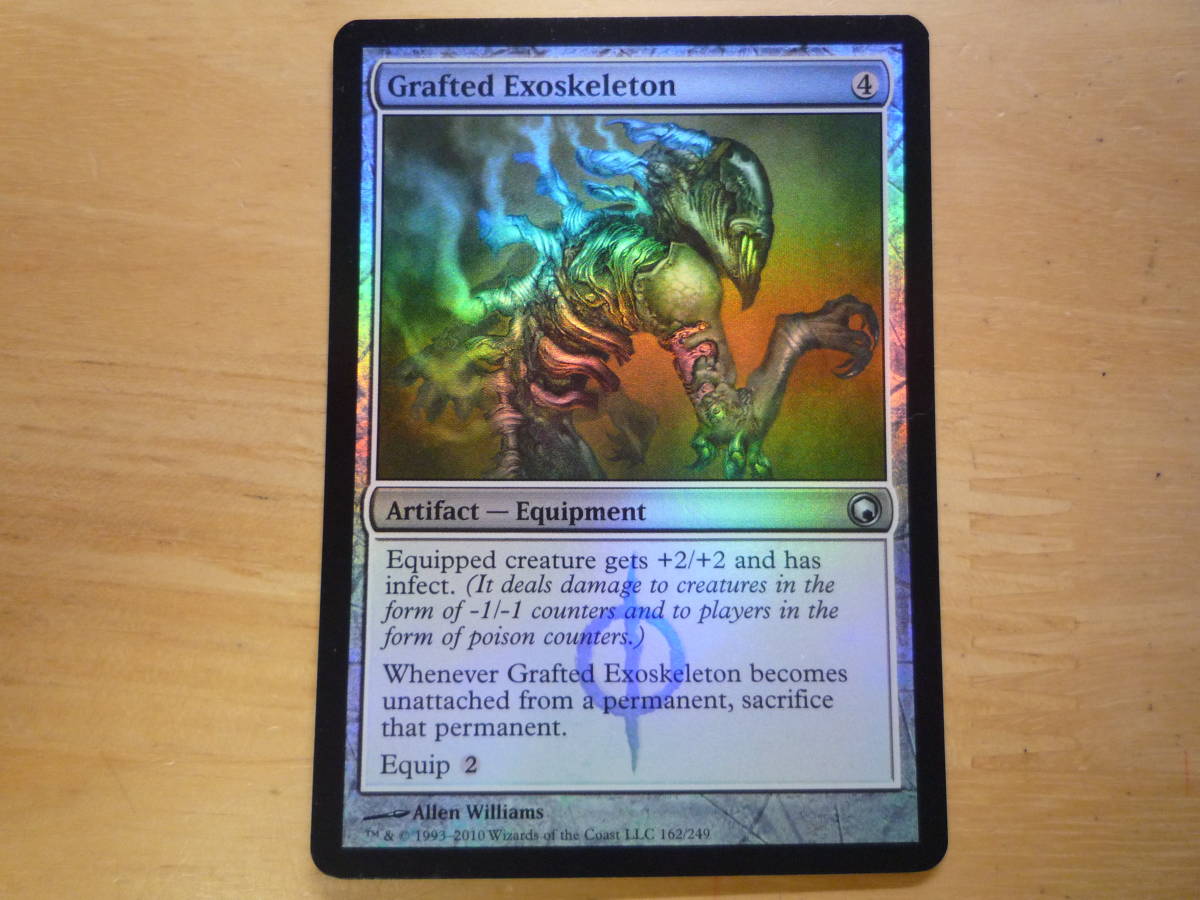 Mtg Som 生体融合外骨格 Grafted Exoskeleton 英語 Foil 1枚 日本最大の Mtg Som 生体融合外骨格 Grafted Exoskeleton 英語 Foil 1枚 日本最大の