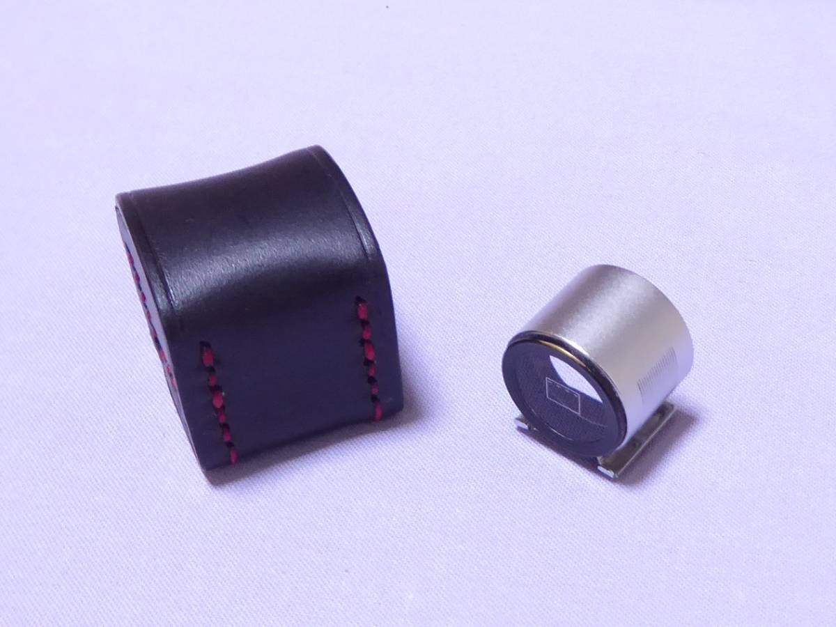 LEICA ライカ・ファインダー SBOOI 50mm 後期型 革ケース付き 上美品