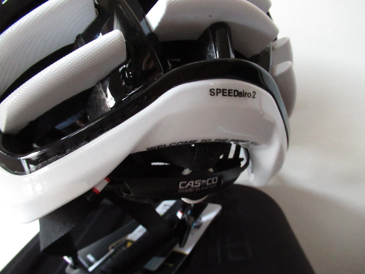 CASCO SPEED airo2 RS　White　 Mサイズ(54-59cm）　高性能調光レンズ・バイザー＆ハードケース付　　最上級レーシングモデル　　2021-2022_画像5