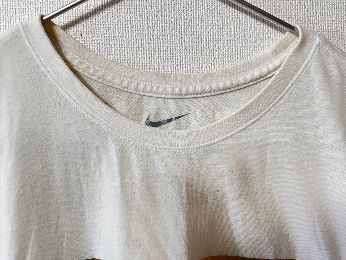 NIKE  FC Tシャツ 半袖 白　ホワイト　サッカー　ナイキ　ボックスロゴ　M メンズ　WHITE