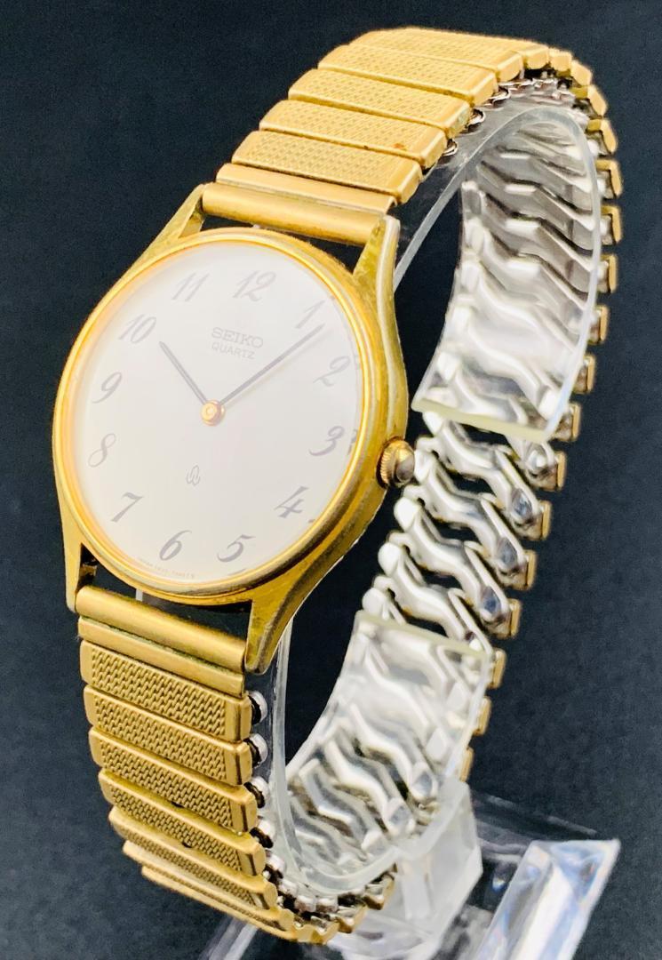 SEIKO(セイコー) 7820-7030 ホワイト文字盤 ゴールド シンプル メンズ 腕時計【不動・ジャンク】_画像9