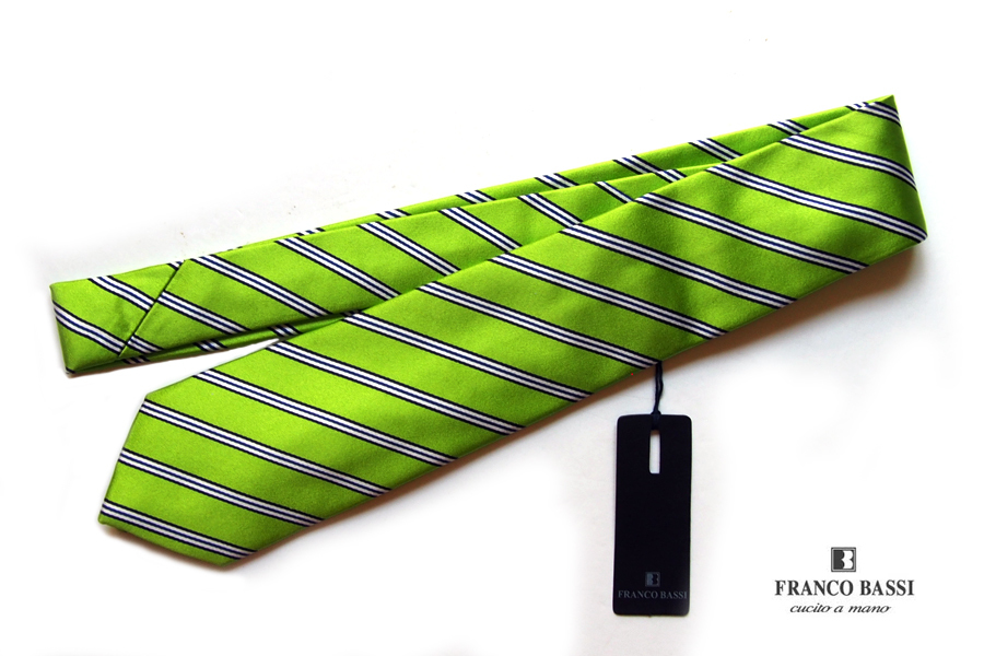 新品|未使用|フランコバッシ|Franco Bassi|レジメンタルシルク