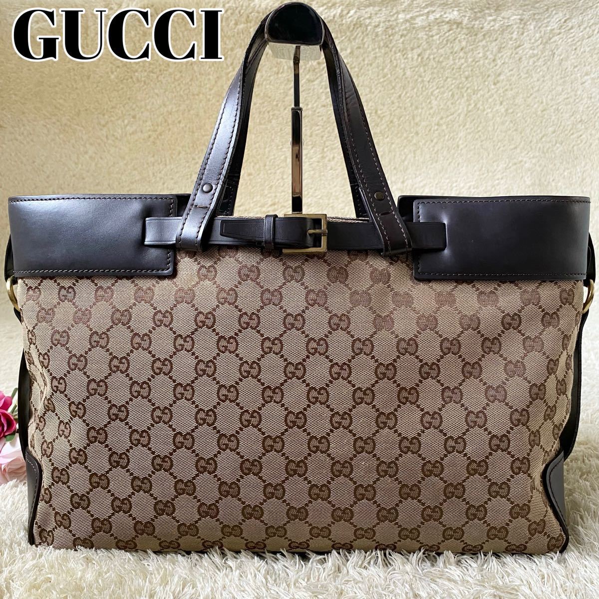 美品】GUCCI×グッチ GG柄A4収納可能トートバッグ Yahoo!フリマ（旧）-