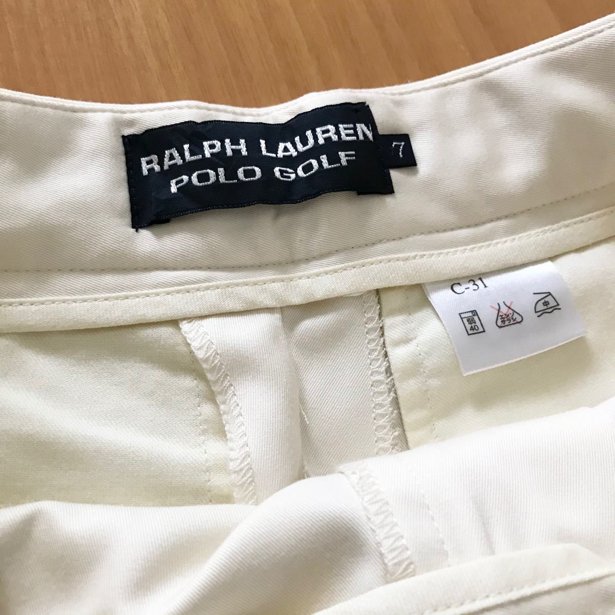 ポロゴルフ polo golf ラルフローレン ホワイト ショートパンツ 白