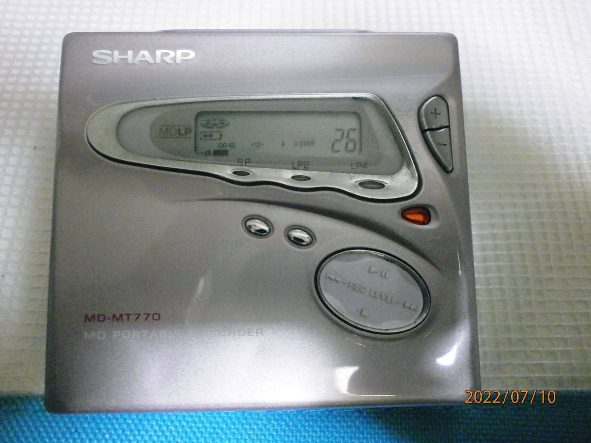 SHARP MD-MT770-P 表面に凹み中古完全ジャンク品