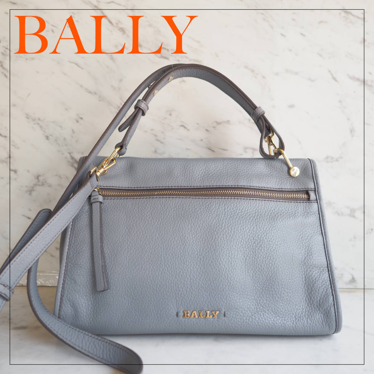 美品☆ バリー BALLY BLOOM HOBO O GYSD 2way ハンドバッグ ショルダー