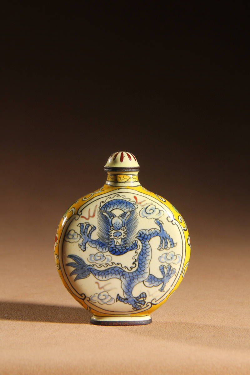 清 乾隆年製款 古銅彫 中国古美術 金絲景泰藍馬置物 極細工 古賞物