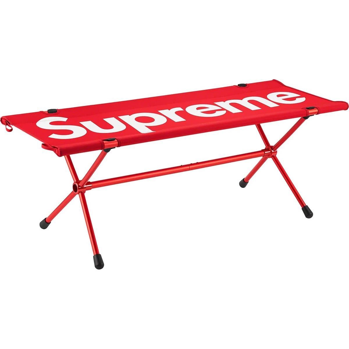 【新品 赤 Supreme Helinox Bench One】 ヘリノックス ベンチ kermit chair 椅子 tactical field stool box logo lawn metal foldingの画像1