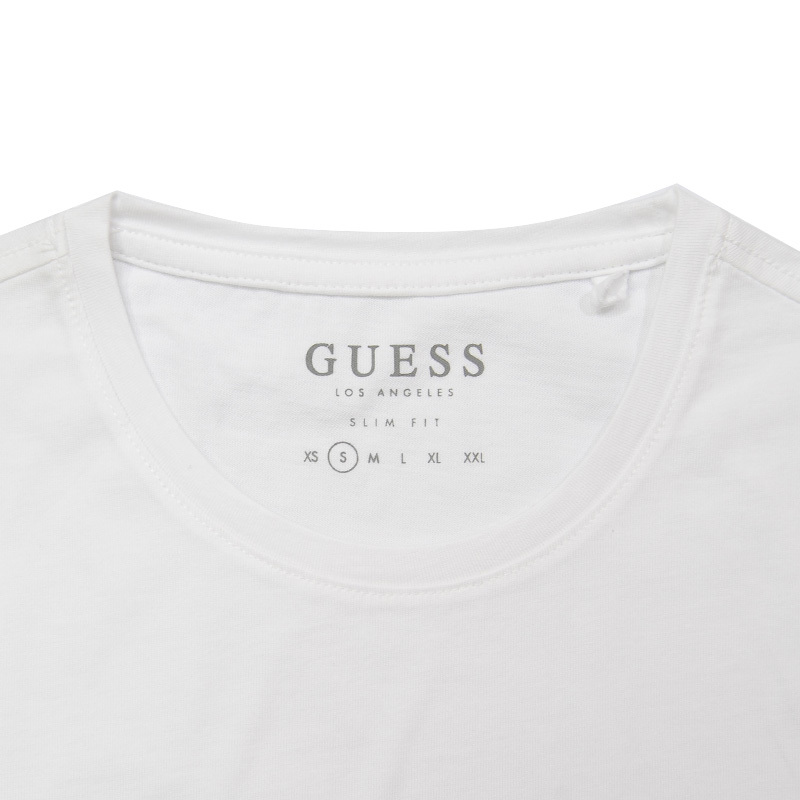 新品■GUESS ゲス MEN'S CN SS 100 CORE TEE メンズ 100 コア Ｔシャツ■ワンポイント Tシャツ■MENS(XS)■ホワイト■M01I36_画像2