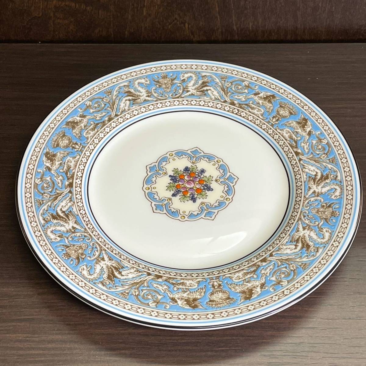 Wedgwood ウェッジウッド フロレンティーンターコイズ 17.5cm プレート