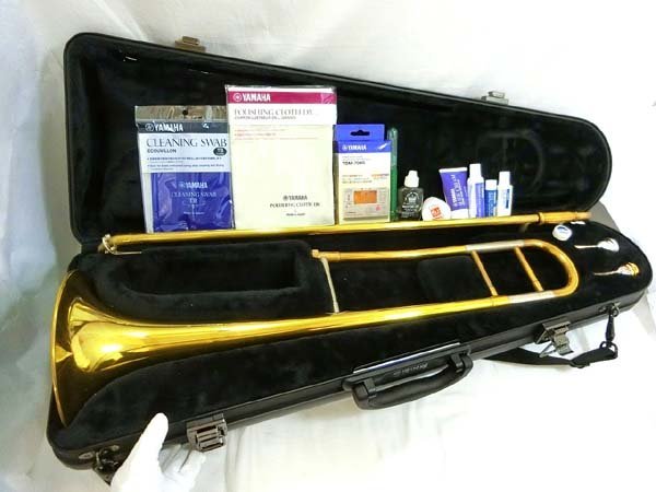 ヤマハ YAMAHA トロンボーン YSL354 ケース付 経年使用