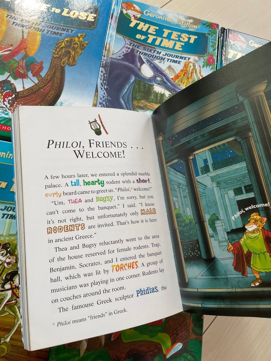 geronimo stilton 8冊 ハードカバー