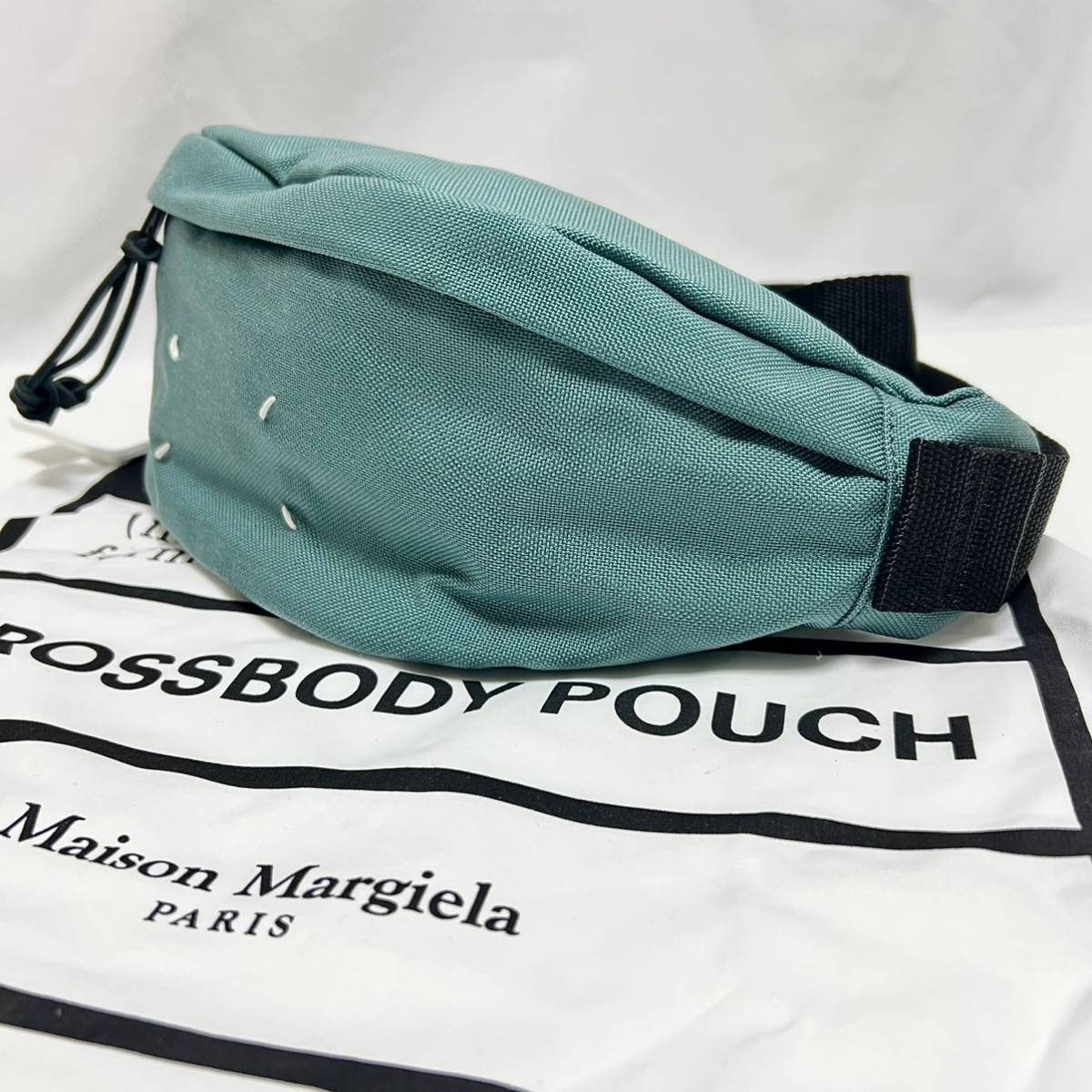 新品 メゾンマルジェラ 4ステッチ バムバッグ BUMBAG ウエスト クロス