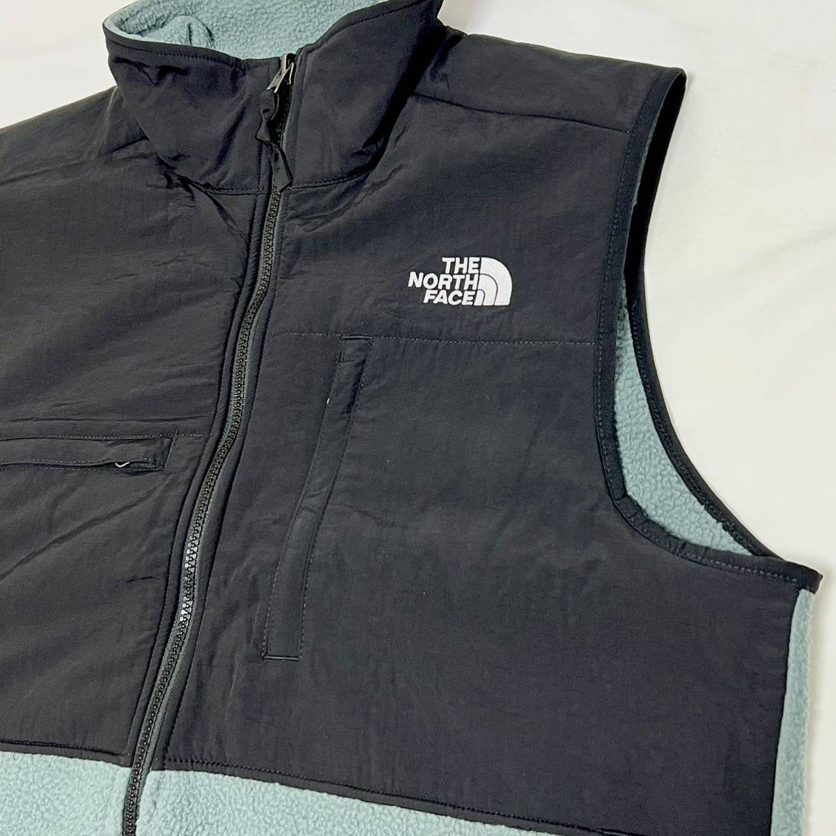 L 海外限定 ノースフェイス デナリベスト DENALI VEST フリースベスト 日本未発売 デナリ ベスト バルサム グリーン フリース