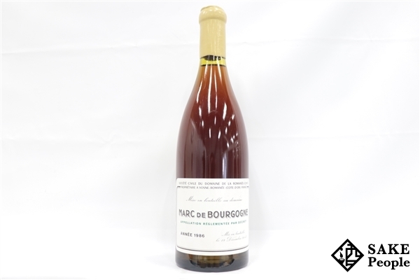 ◇注目! マール・ド・ブルゴーニュ 1986 DRC 700ml 42% ブランデー マール マールドブルゴーニュ 700ml 1980年 DRC