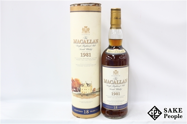 ◇注目! ザ・マッカラン 18年 1981 シェリーオークカスク 750ml 43