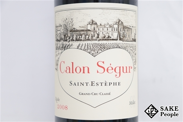 □注目! シャトー・カロン・セギュール 2008 750ml 13.5% フランス