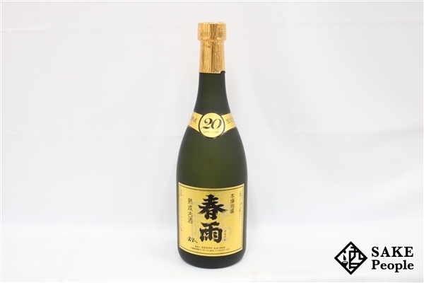 注目 春雨 20年 古酒 720ml 43% 箱付き 宮里酒造所 沖縄県 泡盛(泡盛 ...