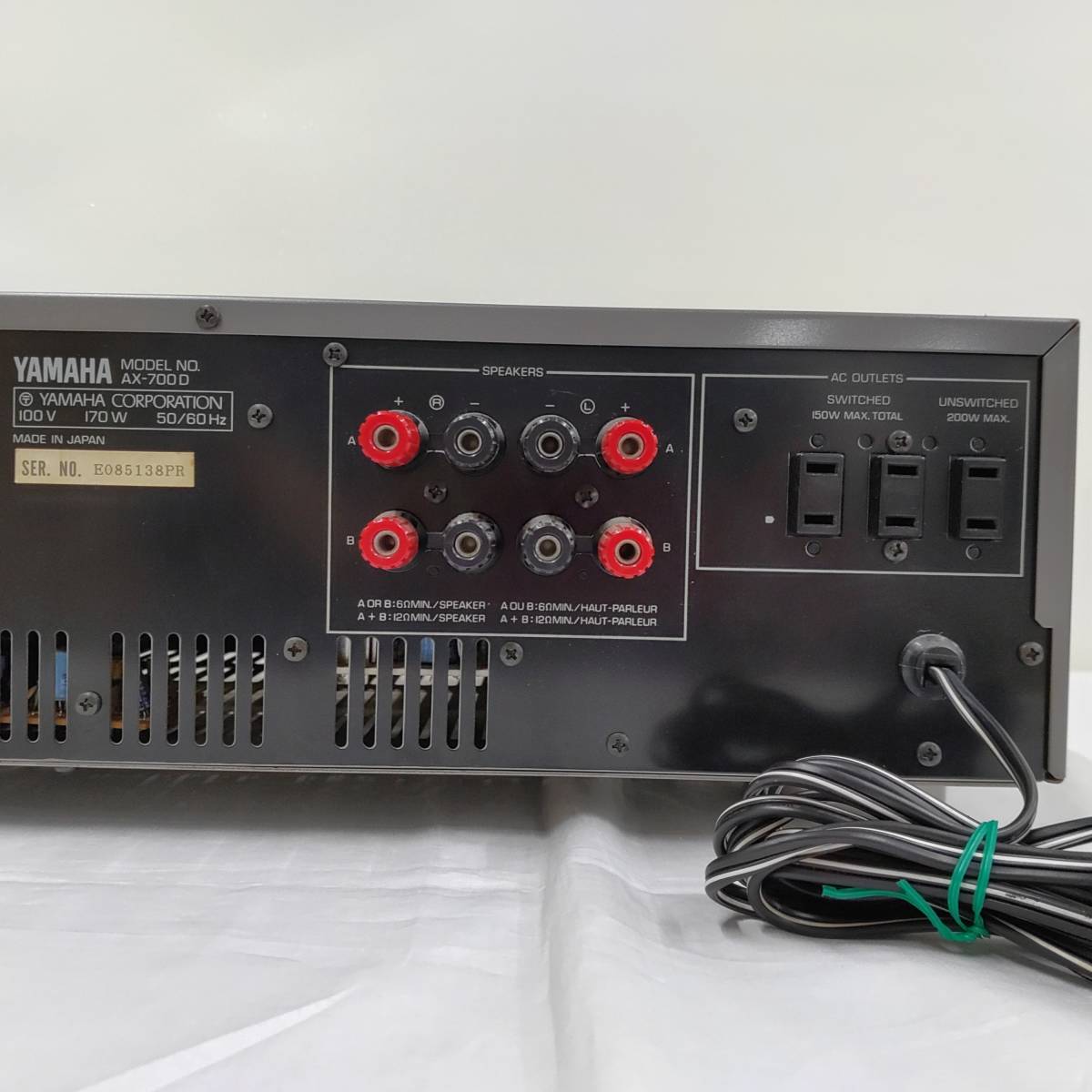 ヤフオク! - 通電確認済み/YAMAHA/ヤマハ/プリメインアンプ/AX...