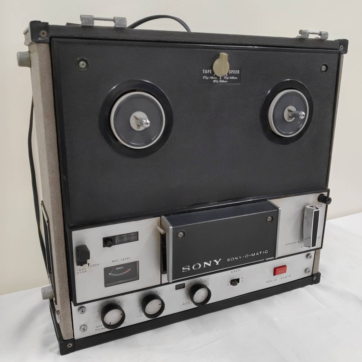 通電確認済み SONY ソニー テープレコーダー TC-105 O-MATIC 4トラックモノラル方式 定価¥39,500- オーディオ ビンテージ  【25％OFF】