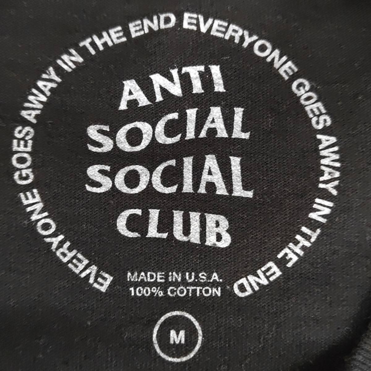 ANTI SOCIAL SOCIAL CLUB/アンチソーシャルソーシャルクラブ/ASSC/雷ロゴTシャツ/両面プリント_画像6