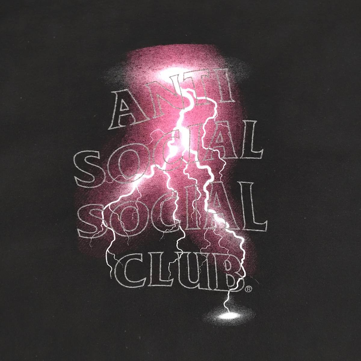 ANTI SOCIAL SOCIAL CLUB/アンチソーシャルソーシャルクラブ/ASSC/雷ロゴTシャツ/両面プリント_画像4