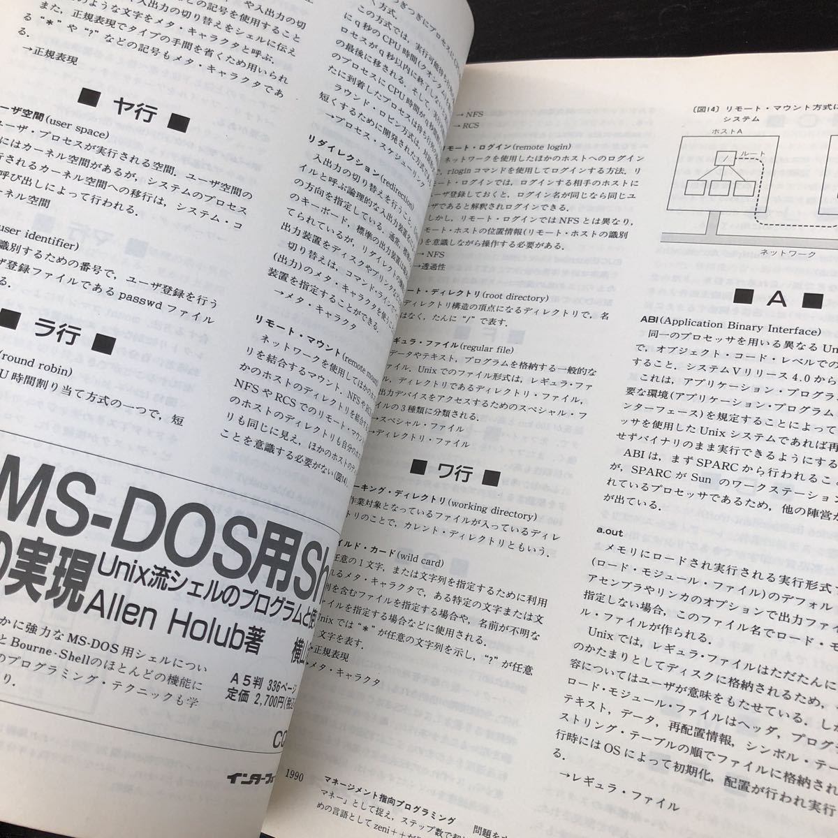 ヌ96 UNIX基本用語解説 CQ出版社 1990年10月号別冊付録 インターフェース 広告　企画 技術者の求人情報 電気 電子工業_画像5