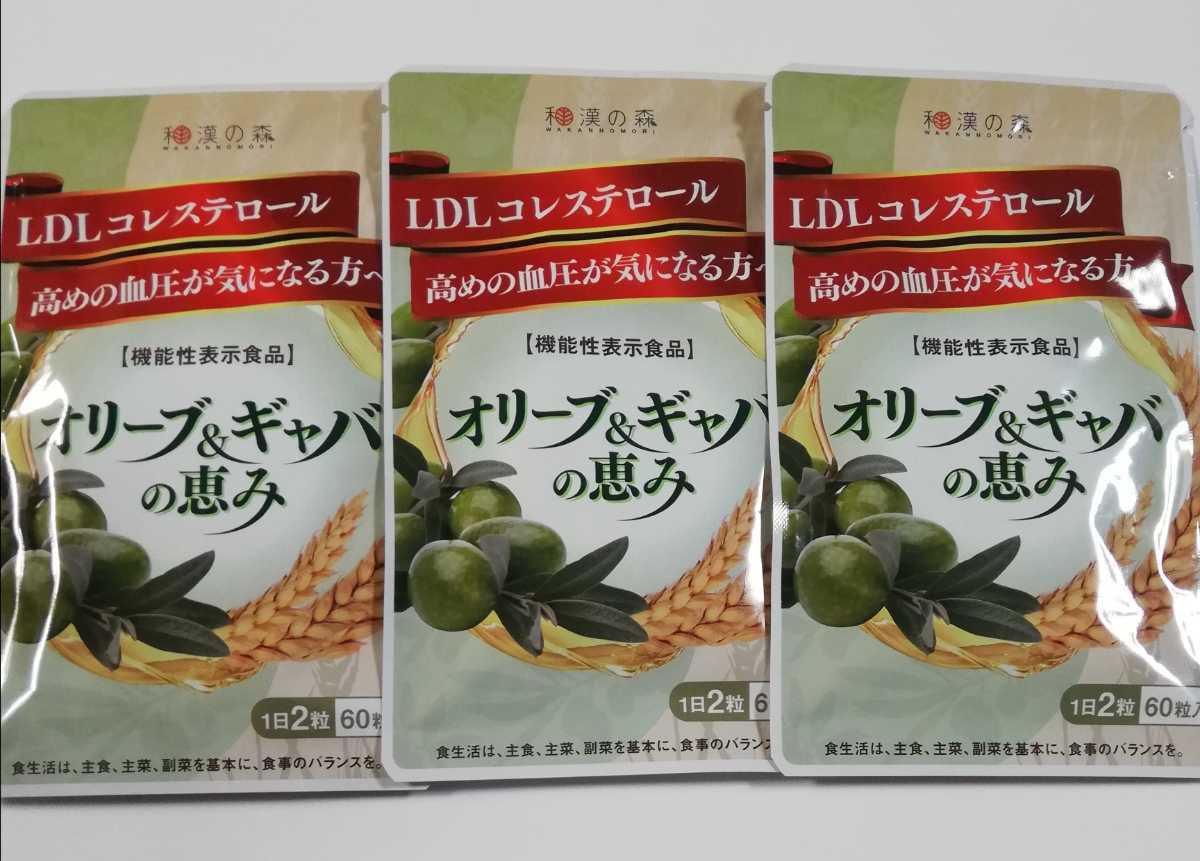 オリーブギャバの恵み(機能性表示食品) 60粒 和漢の森