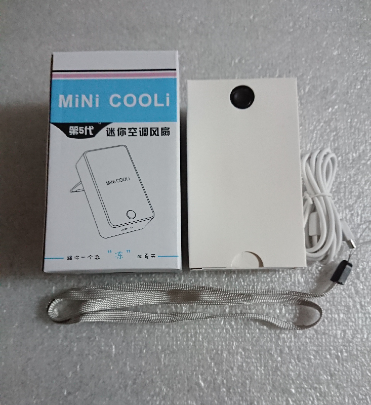 [ new goods ] stylish * rechargeable mobile desk cold manner machine *MiNi COOL i/ black *( electric fan / Mini fan / handy cooler,air conditioner / air conditioner )* prompt decision 