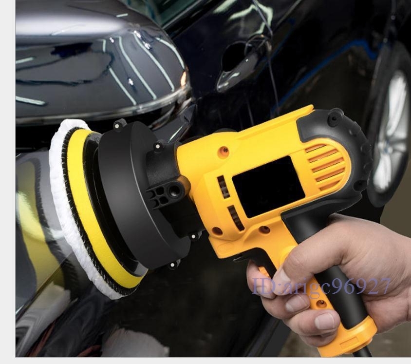 O721☆新品電動ポリッシャー 110V対応可能 700W強力モーター車磨き 小型 サンダポリ 6 O721☆新品電動ポリッシャー 110V対応可能 700W強力モーター車磨き 小型 サンダポリ 6