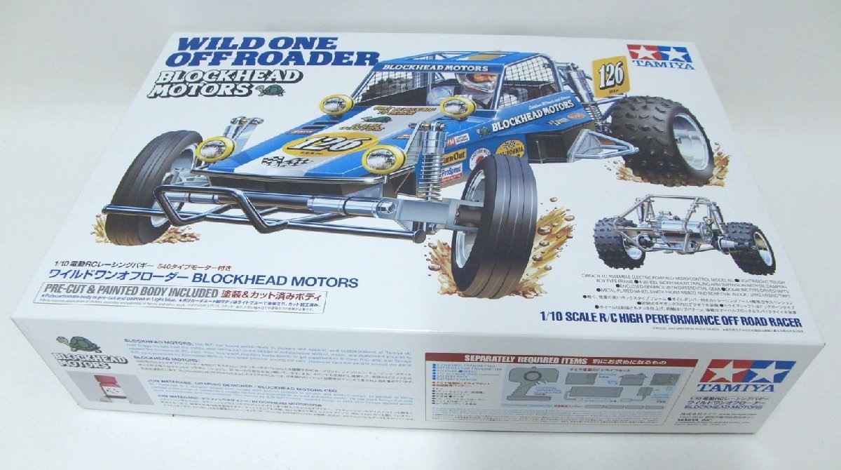 2S750□□TAMIYA タミヤ 1/10RC ワイルドワンオフローダー BLOCKHEAD